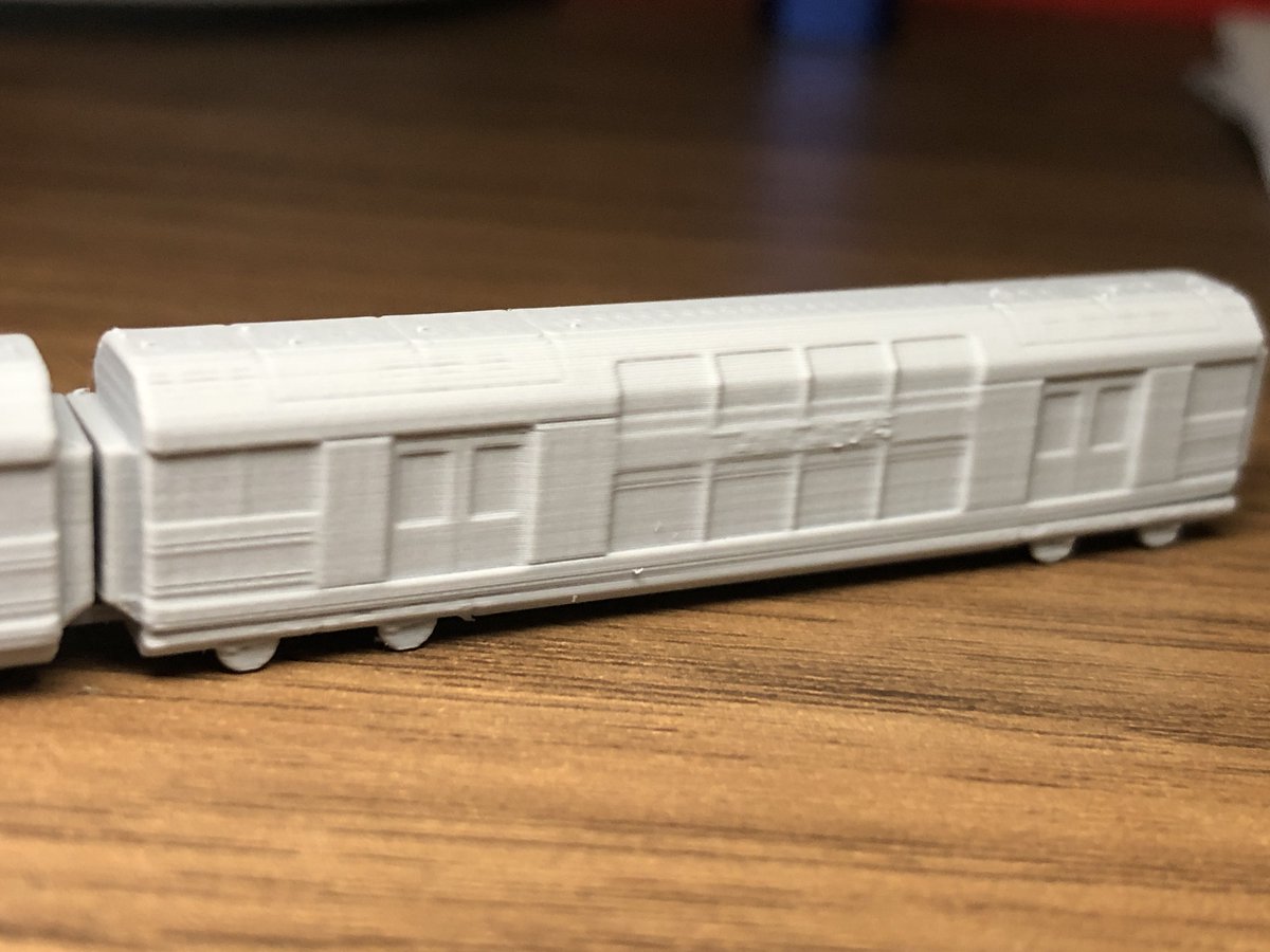 Sydney Tangara Trains #3Dprinted miniatures, compatible with our TRAINS system of tracks and modular stations. Available only for Patreon &amp; Printables.com Club members! Join today for exclusive models like this.
.
.
.
#3dprinting #prusa #bambulab #miniworld3d