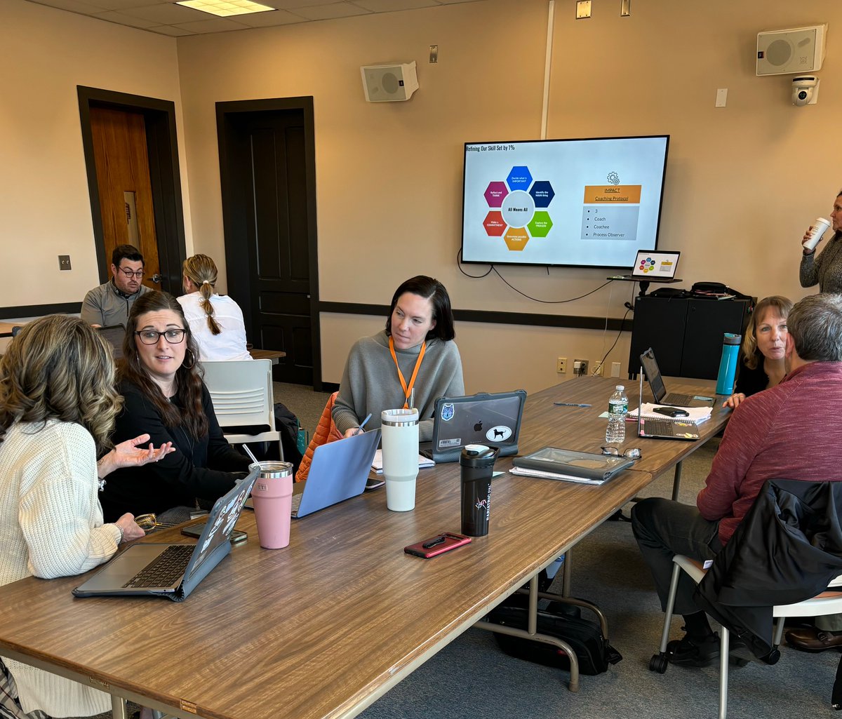 MathWps's tweet image. On Tuesday morning, first year @worcesterpublic instructional coaches from across the district came together for the New Coaches PLC led by Kerry Purcell of @focusedschools .