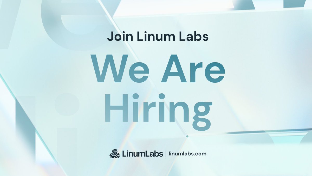 LinumLabs's tweet image. 🌐 We are hiring 🔍
✅ Freelancer - Vue Developer
linumlabs.bamboohr.com/careers/28?sou…
✅ Freelancer - Solana Developer
linumlabs.bamboohr.com/careers/26?sou…
Remote roles 😎
#VueDeveloper #SolanaDeveloper #RemoteWork #TechJobs