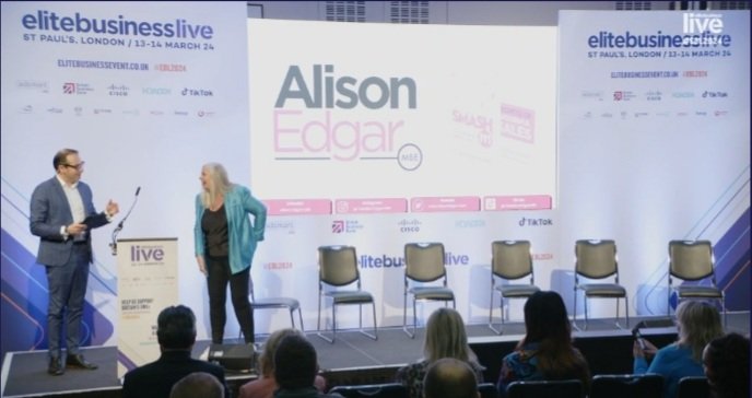 Never listened to @thealisonedgar before, but she was so refreshing at @elitebizevents. 'Focus on your purpose and not just your goal'

#EBL2024 @OliBarrett