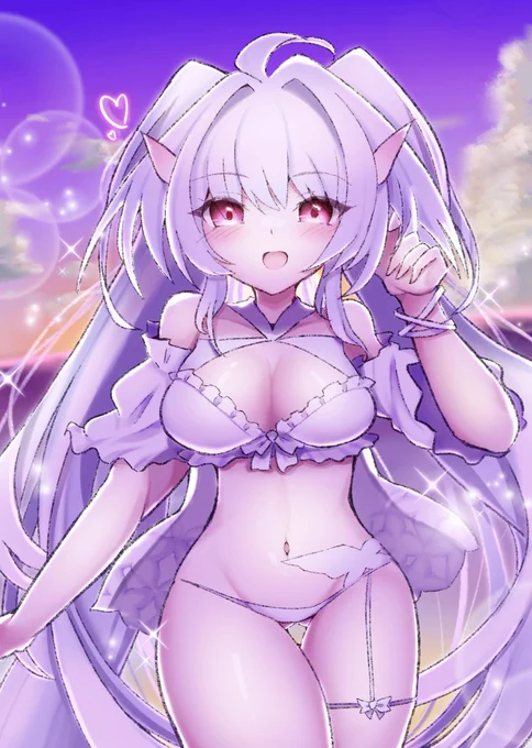 #ホワイトデーは銀髪白髪を愛でる日みんなの妹ことレディアヴァロンお姉さん再掲しておきます! 