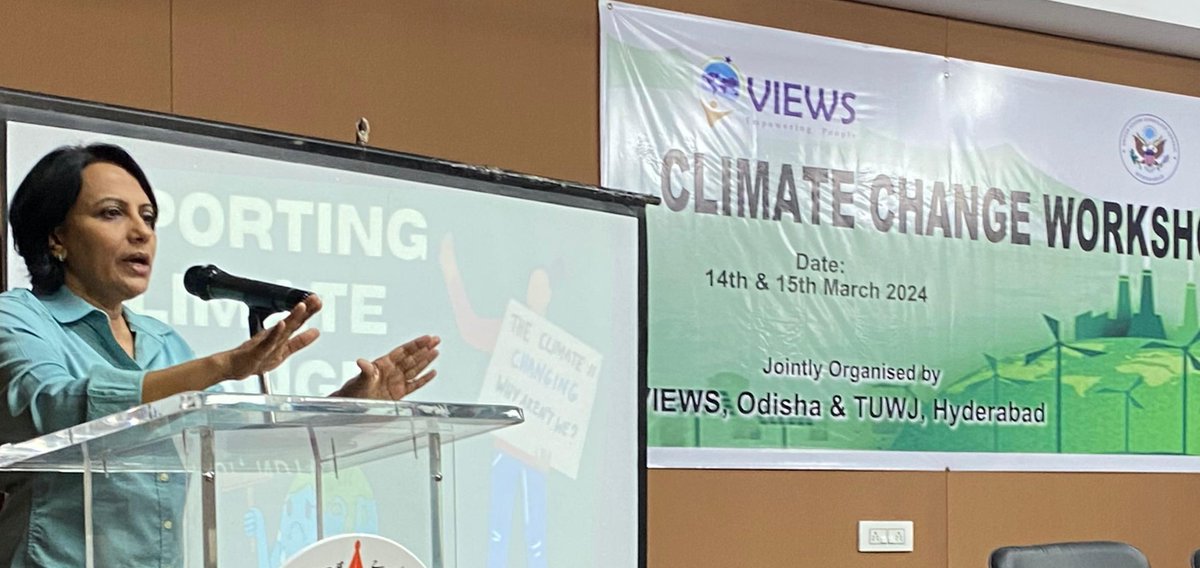 Congratulations to VIEWS India and the 30 Odia and Telugu journalists completing their final year-long #ClimateChange reporting workshop! Your reporting is vital to raising awareness, resilience, and resolve to confront the real challenges that India, the U.S. and the world face…