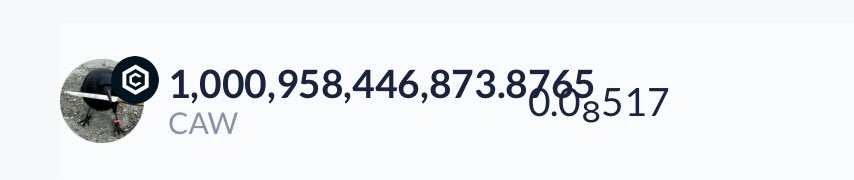 6 years on X !!!

Celebrated it by buying 1 trillion $CAW on #CronosChain 

$CAW to the moon 🚀🚀🚀

#CROFAM 

#MyXAnniversary