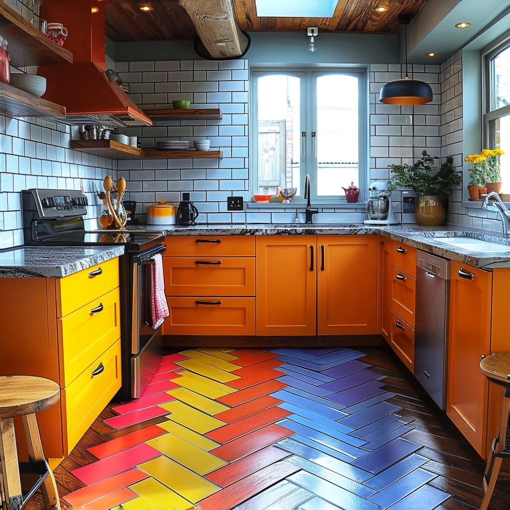 JROSENBERG1's tweet image. #midcenturymodern kitchen with rainbow colored #herringbone #floors

I love this look!
#therosenberggroup 
#infinitiproperties 
#interiordesign 
#lgbtrealtor 
#realestate 
#luxurylifestyle 
#chicagorealestate 
#kitchendesign