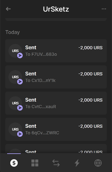 SENDING $URS - Check your wallets ! Post proof that you have received your tokens.