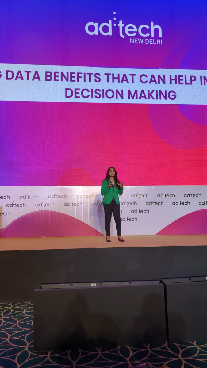 “Measurement is extremely critical. The more data you get, the more data excited you feel. Data is only important if it helps you build repeatable playbooks.' - Anuja Mishra, Mamaearth #adtechIN #adtech2024