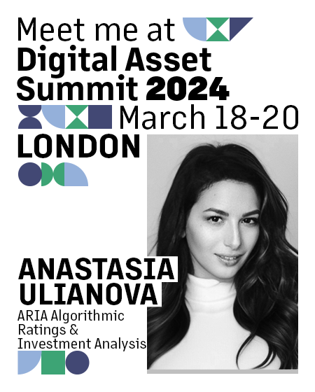 AMUlianova's tweet photo. I'm excited for @ARIA__Crypto to be attending #DAS2024 next week! Looking forward to discussing the latest trends and connecting with industry leaders 🌐🤝 https://t.co/TVao9AIp4p