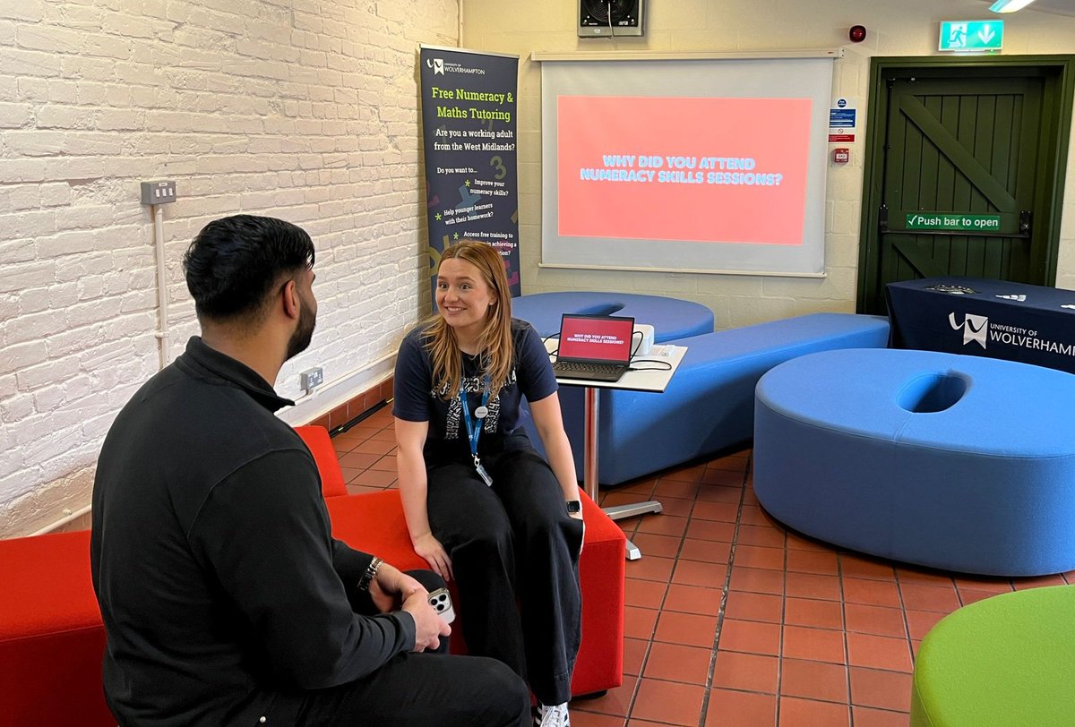 Do you like our new furniture? 👀 🛋 Take a seat and get comfortable with numeracy today at @BantockHouse with @Access2Business 💡 @wlv_uni @WestMids_CA #Multiply #SkillsForLife