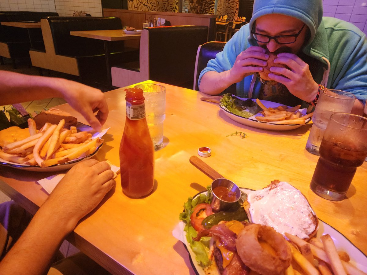 Fun night out with friends, who could they be?