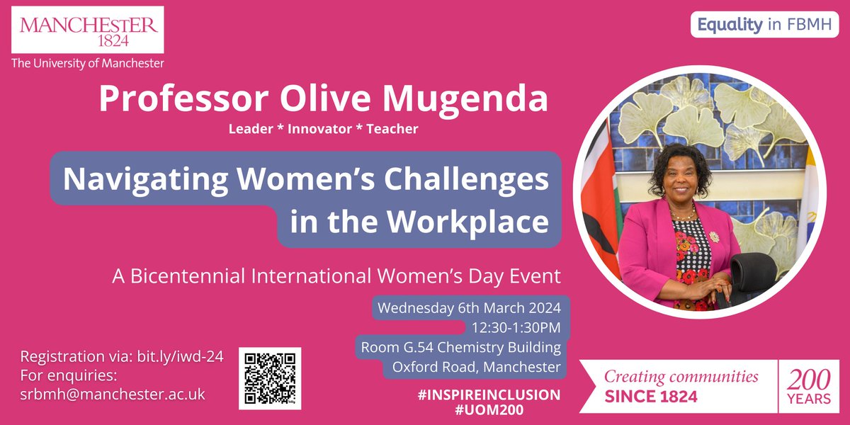📽️WATCH NOW! For those of you who may have missed our bicentennial International Women's Day event with Professor @OliveMugenda last week, we are pleased to announce that it has now been uploaded to @FBMH_UoM 's YouTube Channel below: youtube.com/watch?v=fRRwWx…