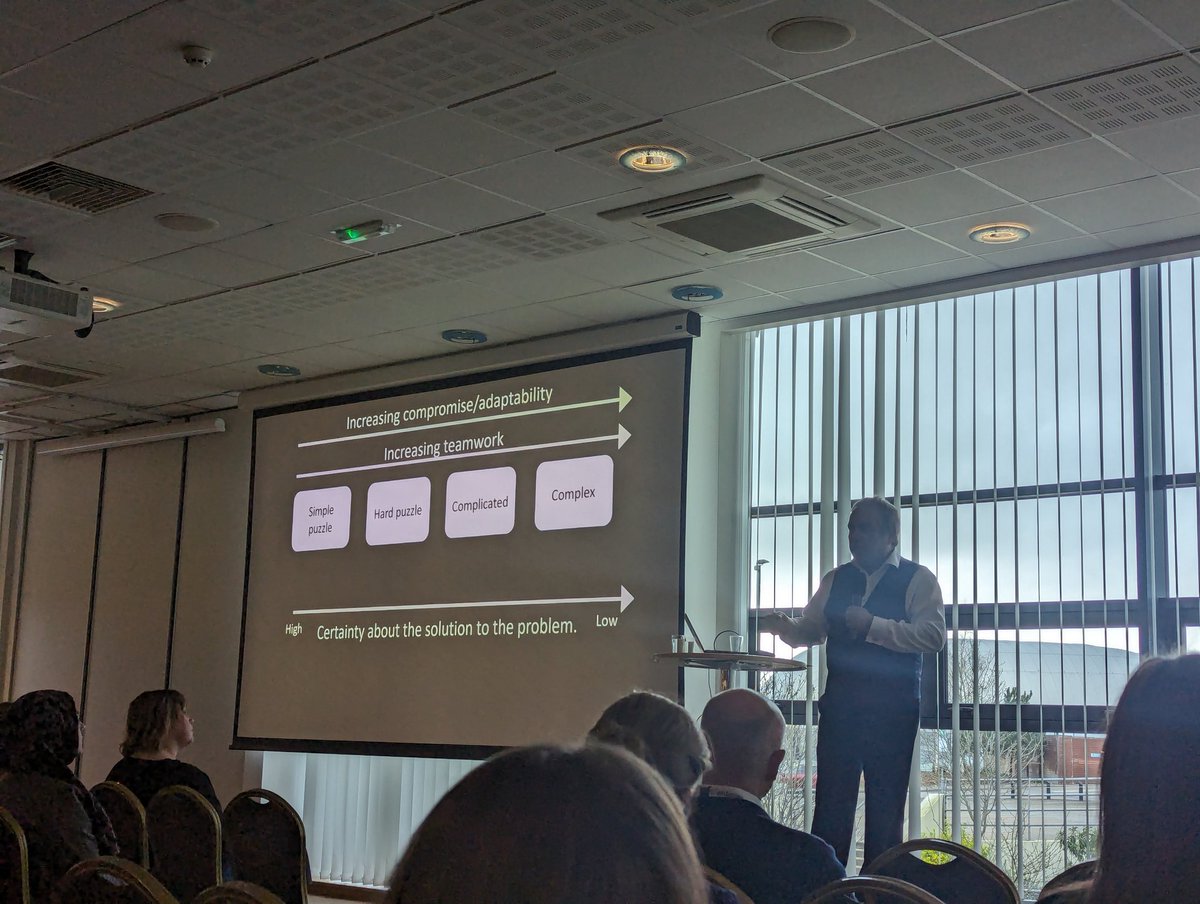 Fantastic talk from Chris Turner today on how teamwork can solve complex problems more quickly and efficiently #civilitysaveslives #PrimaryCarecomingtogether