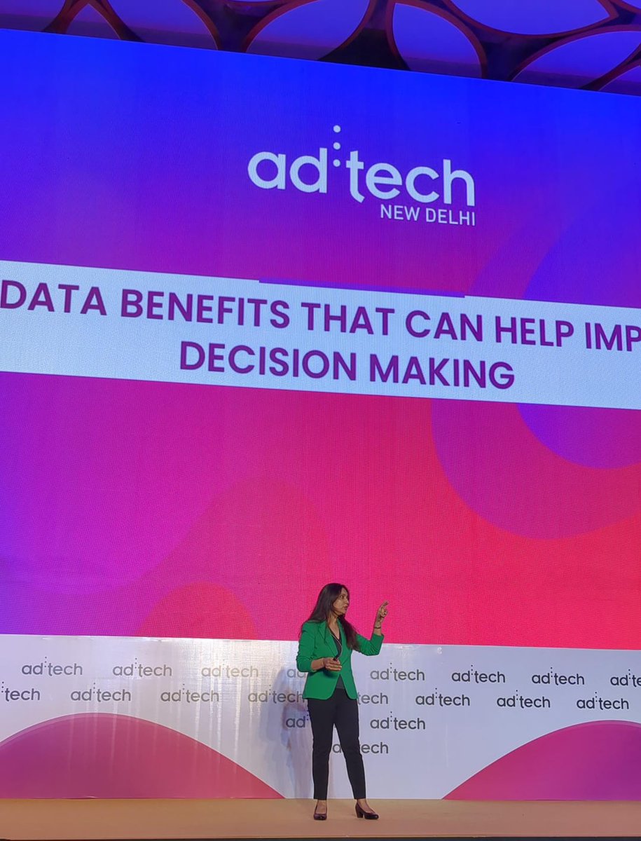 'Any consumer interaction starts with insight generation and ends with measurement.' -Anuja Mishra, Mamaearth #adtechIN #adtech2024
