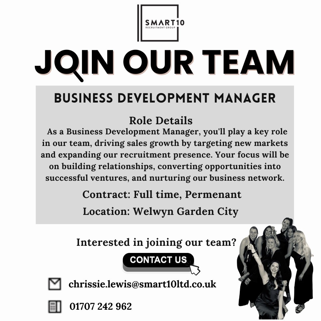💥Join our team - Business Development Manager💥

If you are interested and want to find out more contact us! 

01707 242 962