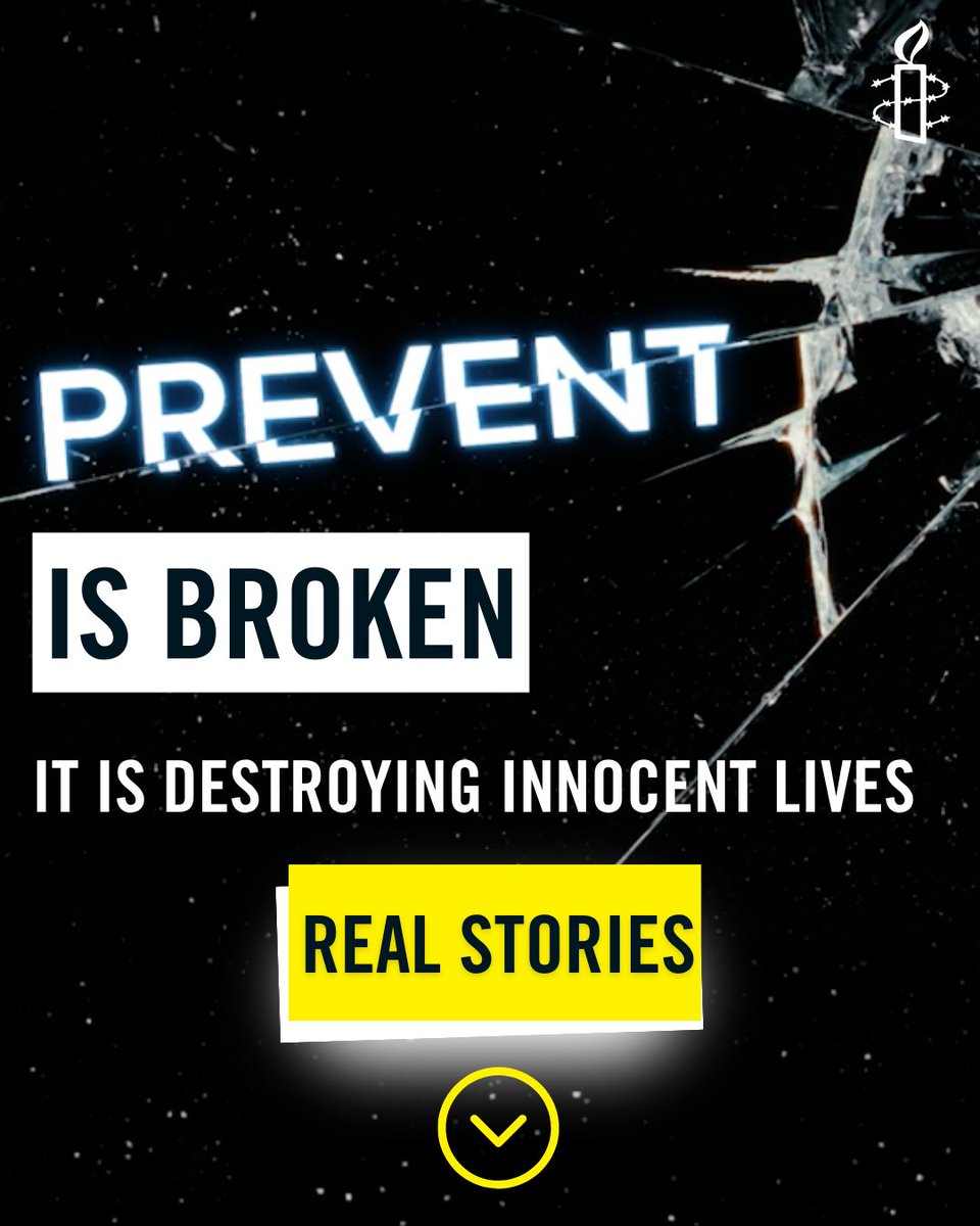 AmnestyUK's tweet photo. BREAKING 🚨 : UK government’s new definition of extremism is a smash and grab on our human rights.
 
This attempt to stigmatise legitimate, peaceful political activity is taking us further down the road toward authoritarianism. 

Read on: https://t.co/WYlG6sUAfZ

🧵 https://t.co/HrAD9zkBjk