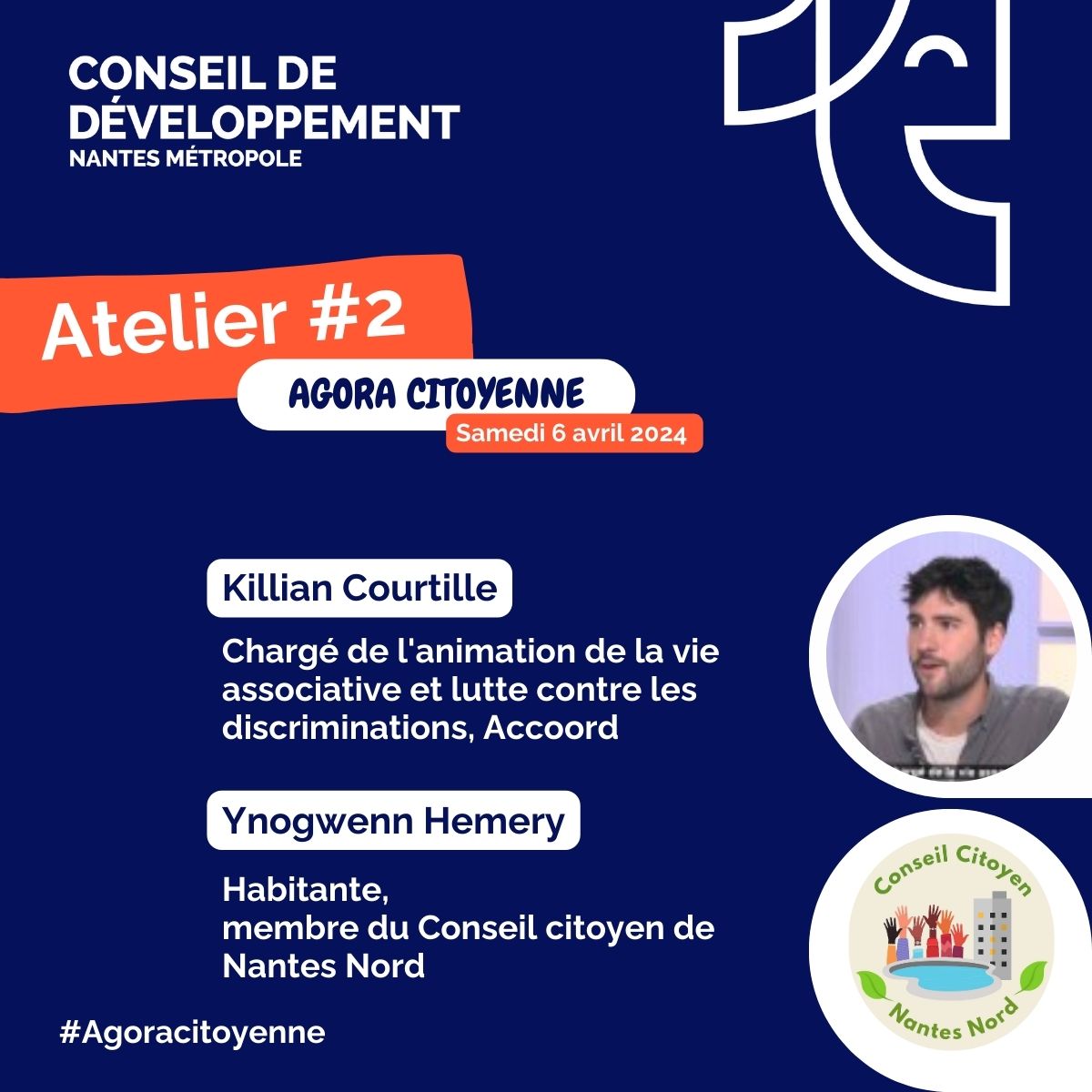 ✨Agora : Fusion d'idées, Éclats Citoyens !" #9✨

Vous vous demandez si les quartiers prioritaires s'engagent ? 
✅Participez à notre atelier pour explorer les initiatives citoyennes dans les quartiers prioritaires !

📝 Inscrivez-vous dès maintenant : nantes-citoyennete.com/agora-citoyenn…