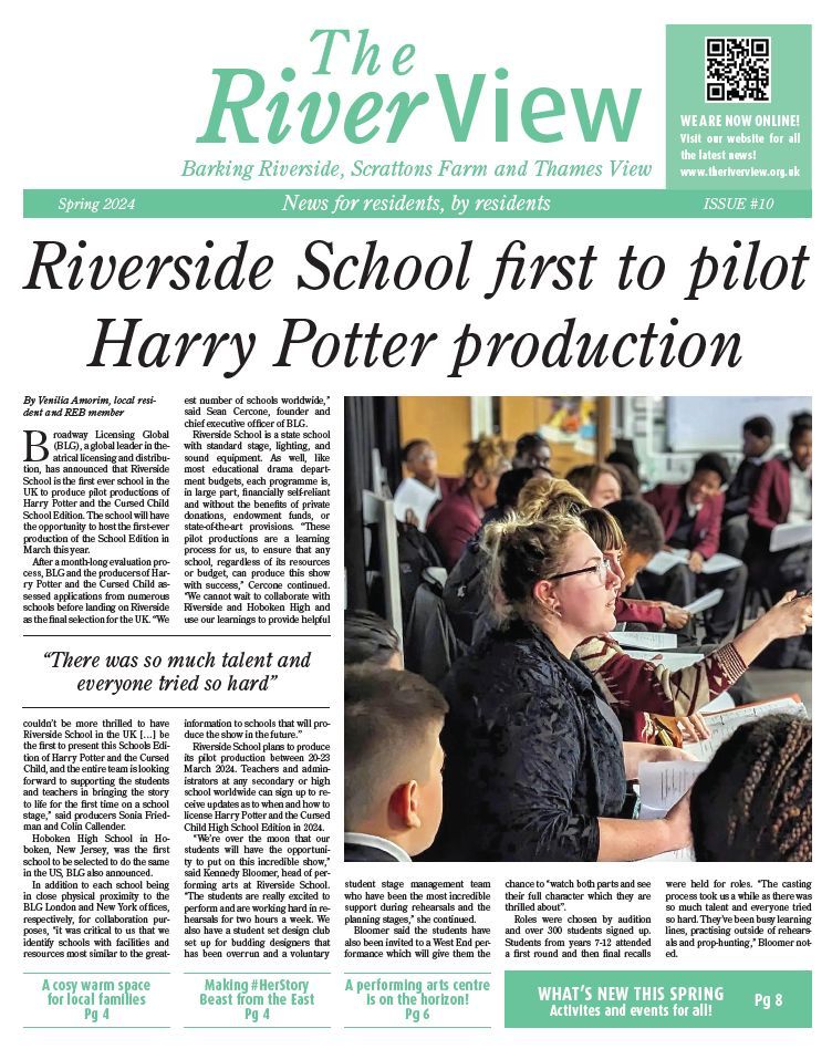 Written by residents for residents, and supported by BRL, The RiverView is published quarterly by a Resident Editorial Board, in partnership with @thameslifecdt. In this edition, residents can find out about local news, upcoming events and much more. theriverview.org.uk/2024/03/04/iss…