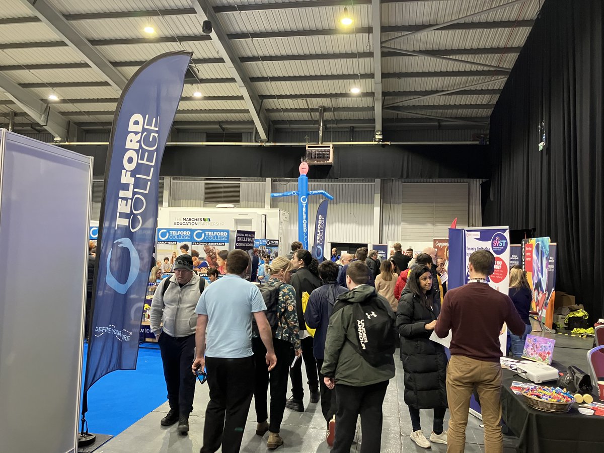 The Telford Skills Show is underway.

We've already welcomed lots of people through the doors at the Telford International Centre and are looking forward to welcoming lots more throughout the day until 7pm.

Find out more about employment, apprenticeships and training opps.