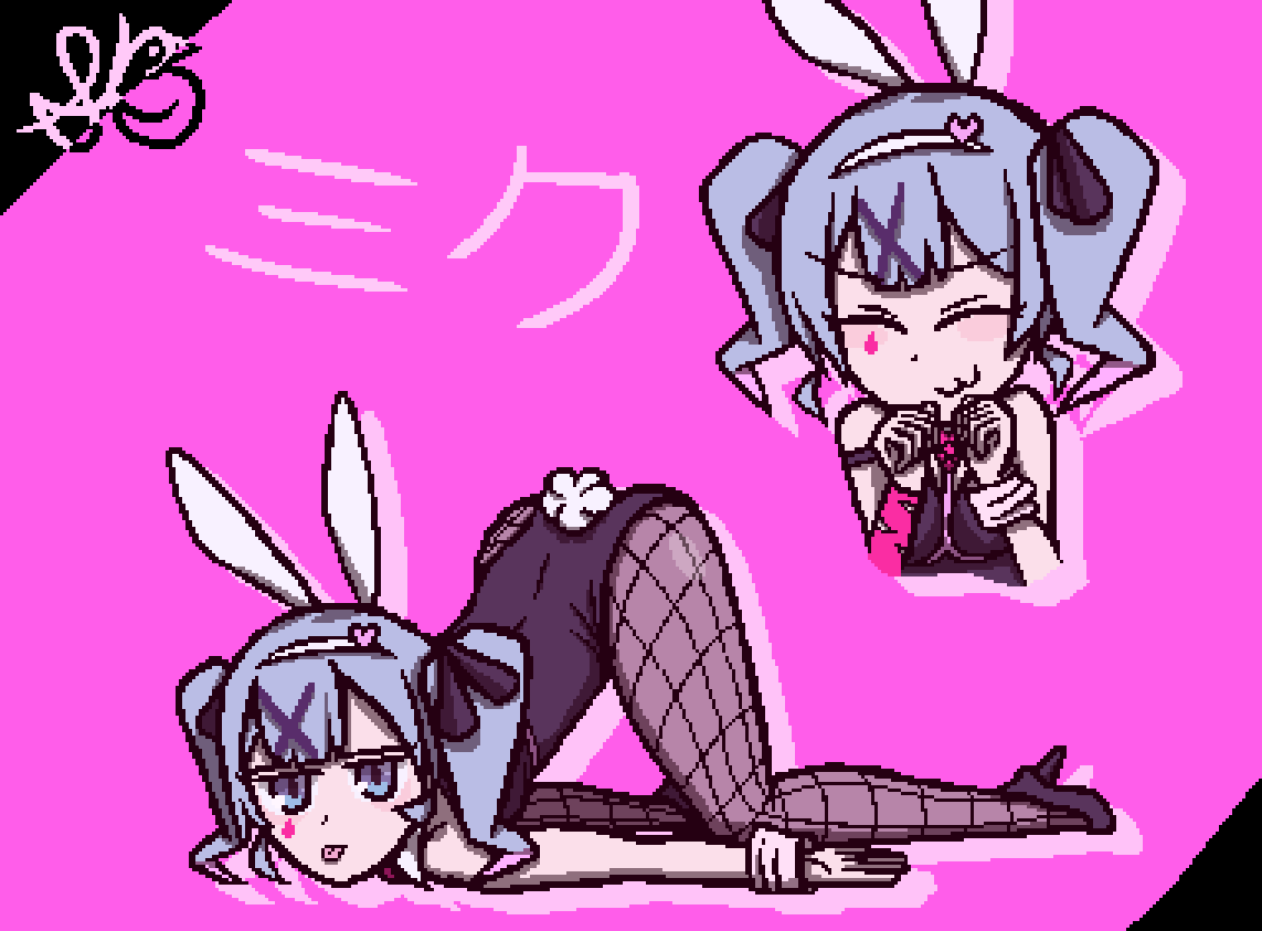 TheScienceBird's tweet photo. I have a responsibility to my 93 followers to keep up with the latest art trends, god forgive me 🫡

#初音ミク #ラビットホール https://t.co/g68bP9LUpq