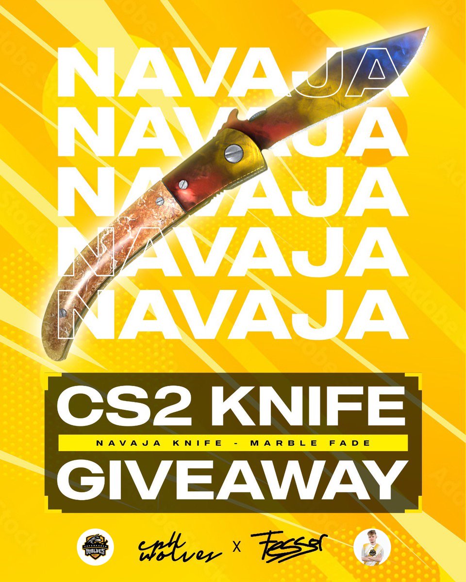 FessorCS's tweet image. To celebrate joining Copenhagen Wolves🐺 I am hosting a

GIVEAWAY🥳

Navaja-Knife (★) | Marble Fade - FN

✅Follow @FessorCS &amp;amp; @CPHWolves 
✅Like &amp;amp; Retweet this post
✅Tag 2 friends

Rolling on the 31th March💯