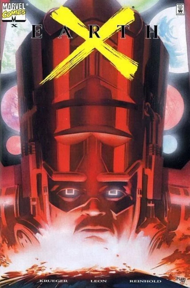 dano_cosmic's tweet photo. Page from…

#EarthX #X (Vol. 1, 2000)
✨
W-#JimKrueger/#AlexRoss,A-#JohnPaulLeon,I-#BillReinhold,C-#MelissaEdwards,L-#ToddKlein, cover by #DynamicForces 
✨
#Galactus #Celestials #Eternals #Marvel #MarvelComics #MarvelCosmic https://t.co/6Xy1ACRm9h