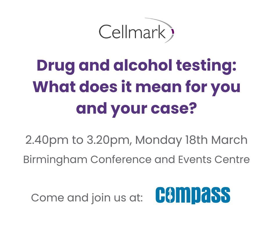 Do you have questions about drug & alcohol testing?

We’re delighted to announce we’ll be delivering a seminar at next week’s @COMPASSJobsFair in Birmingham about the drug and alcohol testing process.

#socialwork #socialcare #compassjobsfair