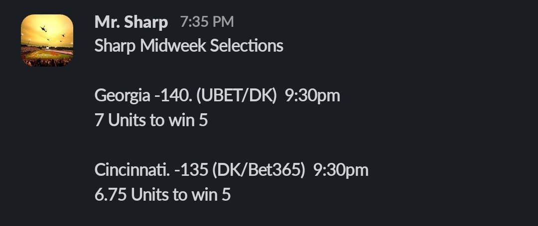 Thanks Mr.Sharp....Swept the board again!