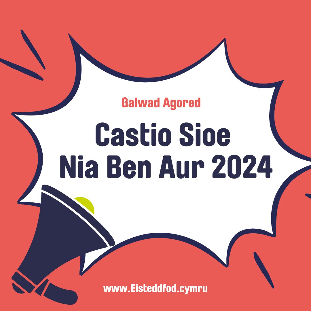 📣 Galwad Agored: Castio Sioe Nia Ben Aur 2024 🌟 50 mlynedd yn ddiweddarach mae Nia Ben Aur - sioe wreiddiol i'r Eisteddfod - yn ailymddangos, ar ei newydd wedd, ar lwyfan y Pafiliwn. 👉 Eisiau bod yn rhan o'r cast? Mwy o wybodaeth ar ein gwefan! eisteddfod.cymru/yrwyl/2024/gal…