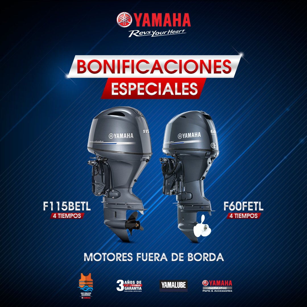 ¡En marzo tenemos excelentes promociones para vos!
Descubrí nuestros motores fuera de borda y viví la tecnología Yamaha 🌊☀️

Aprovechá nuestros motores con precios promocionales bit.ly/3wTogwS

#Motoresfueradeborda #Yamaha #Marina #Argentina #F115BET #F60FETL
