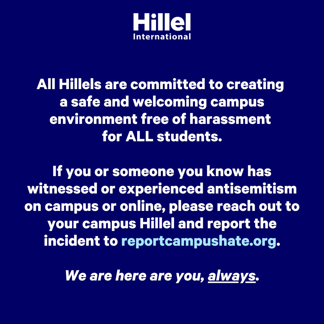 In response to persistent antisemitism at Sarah Lawrence College, @HillelsOW filed a Title VI complaint with the U.S. Dept. of Education's Office of Civil Rights. Hillels from all over are dedicated to ensuring that all Jewish students feel safe and welcome on campus.