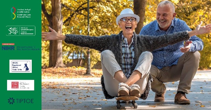 Are you aged 70+ and live with knee or hip pain? You could be eligible to take part in a research study to help improve your quality of life. To find out more or take part visit TIPTOE.org.uk/?utm_source=tw… or email tiptoe@cardiff.ac.uk @CTRCardiffUni @NIHRresearch