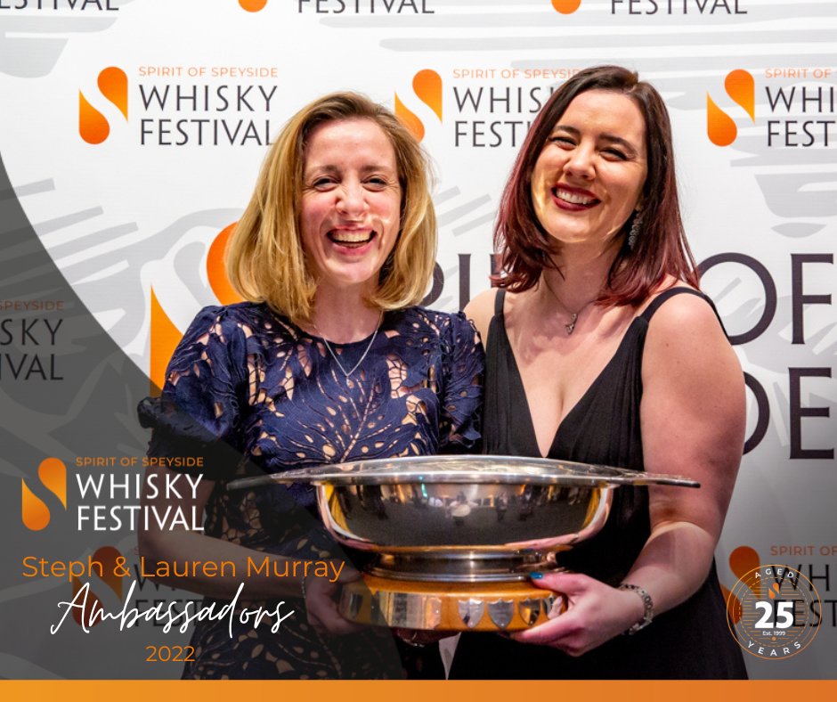 Celebrating #SOS25 - meet Steph and Lauren Murray who were honoured in 2022 for their dedication to the Festival.Having also won Best New Event in 2022, you can always count on @TheDowansHotel for exceptional events: tickets.spiritofspeyside.com/sales/event-pr… #SpiritOfSpeyside #WhiskyFestival