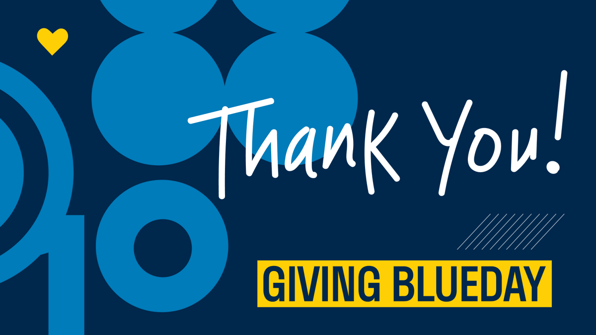 THANK YOU to everyone who supported #MichiganBiophysics on #GivingBlueDay yesterday! Our amazing donors make what we do every single day, from research in labs to learning in classrooms, possible. Thank you. #GoBlue 💙💛