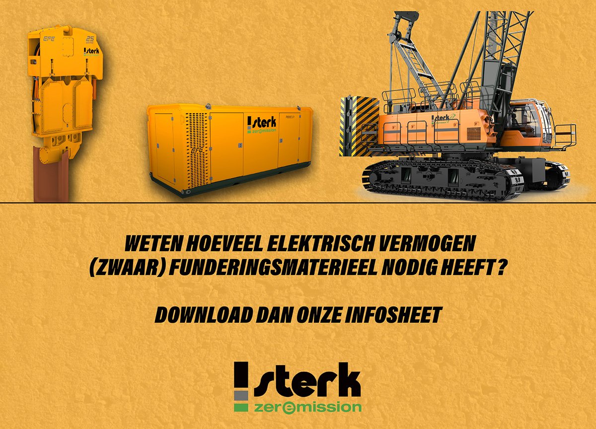 Sterk heeft de doelstelling om voor 2035 een volledig emissieloos machinepark te hebben. 🌱

Ambitieus, maar haalbaar!

Bent u hier benieuwd naar?

Vul dan onderstaand formulier in en dan sturen we u het infosheet op ⬇️

leapforce.typeform.com/to/JUIlCcB7

#Sterk #ZeroEmission