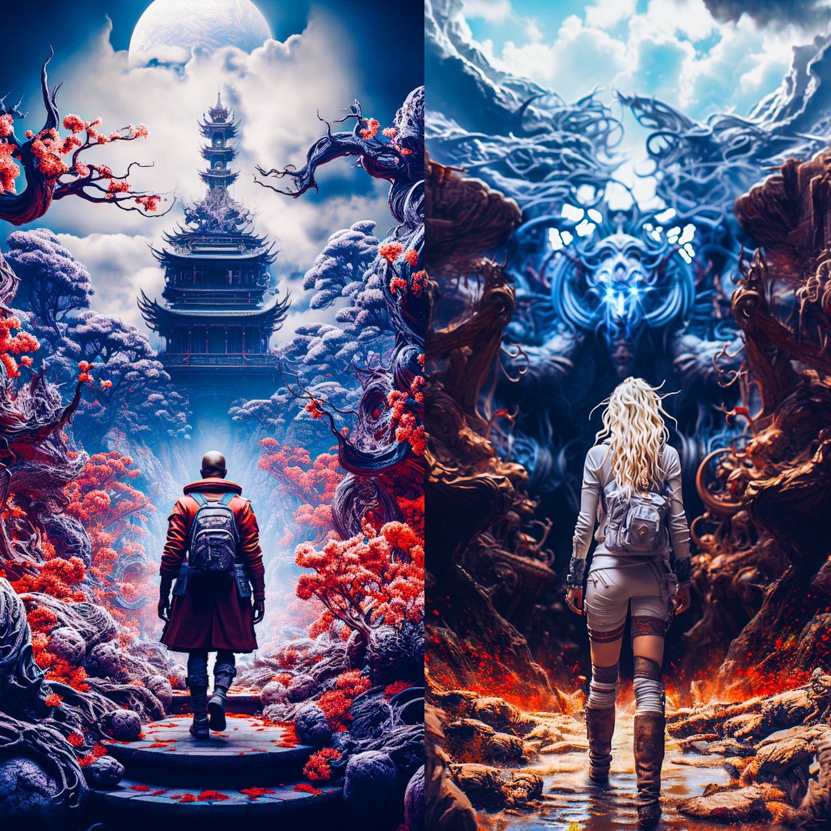 <a href="/rosstintexas/">rosstintexas</a> Big GM Ross!!

Here is my recent brand spanking new work:

Path of Enlightenment SZN 4 : 

 // Oracle &amp; Neo Wakayama 
// 0.1 SOL
// 10 Editions EA

exchange.art/series/Path%20…
