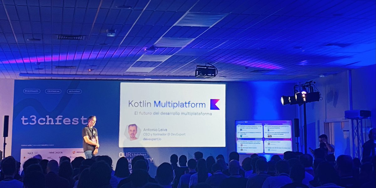 anferga87's tweet photo. Kotlin Multiplatform de la mano de @lime_cl en el #T3chFest24 @altenspain https://t.co/VMcs0l2Jao