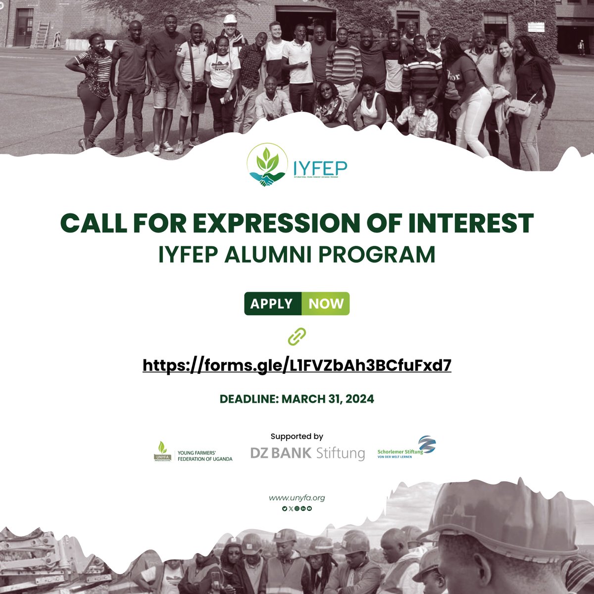 Calling all #IYFEP Alumni! Unlock your potential with our Farm Business Proposal Development & Support Program, spanning 8 transformative months. Submit your proposals for a chance to win & take your business to new heights. 🔗 forms.gle/A51rF4uoNPfdAE… Deadline: March 30th 2024