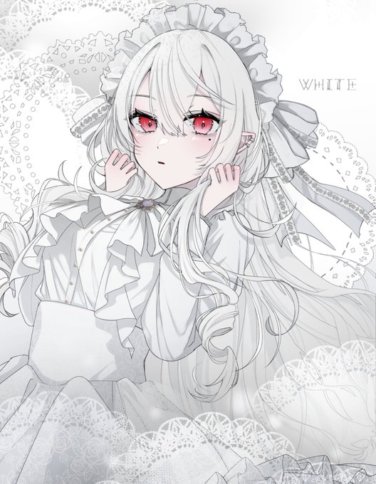 「ホワイトデーは銀髪白髪を愛でる日」 illustration images(Latest))