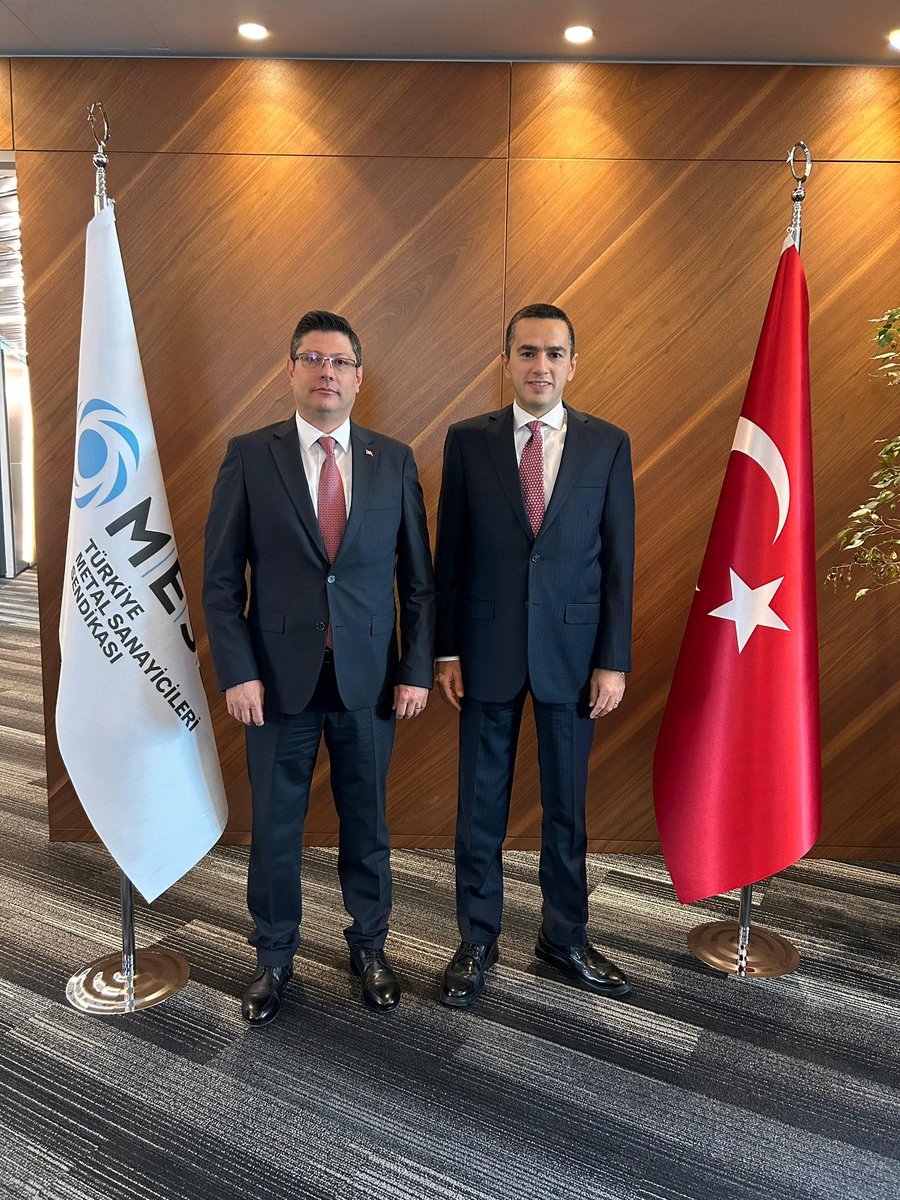 Türkiye Metal Sanayicileri Sendikası 'na (MESS) İstanbul'da gerçekleştirdiğim iadeiziyarette, misafirperver evsahipliği için MESS Başkanı Sn. Özgür Burak Akkol' a ve MESS Genel Sekreteri Sn. Fatih Ay'a teşekkür ediyorum.