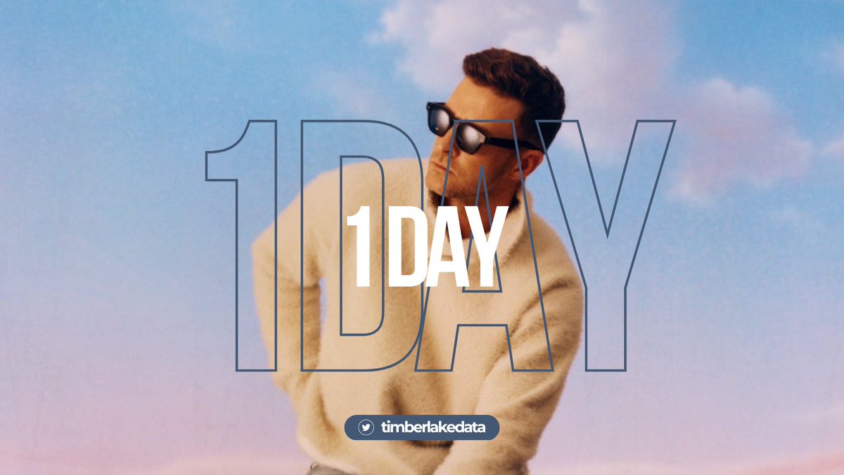 timberlakedata's tweet photo. 🚨 | THE WAIT IS ALMOST OVER!

ONE DAY till we all hear Justin's 6th album “Everything I Thought It Was” https://t.co/f2z3Uy2waT
