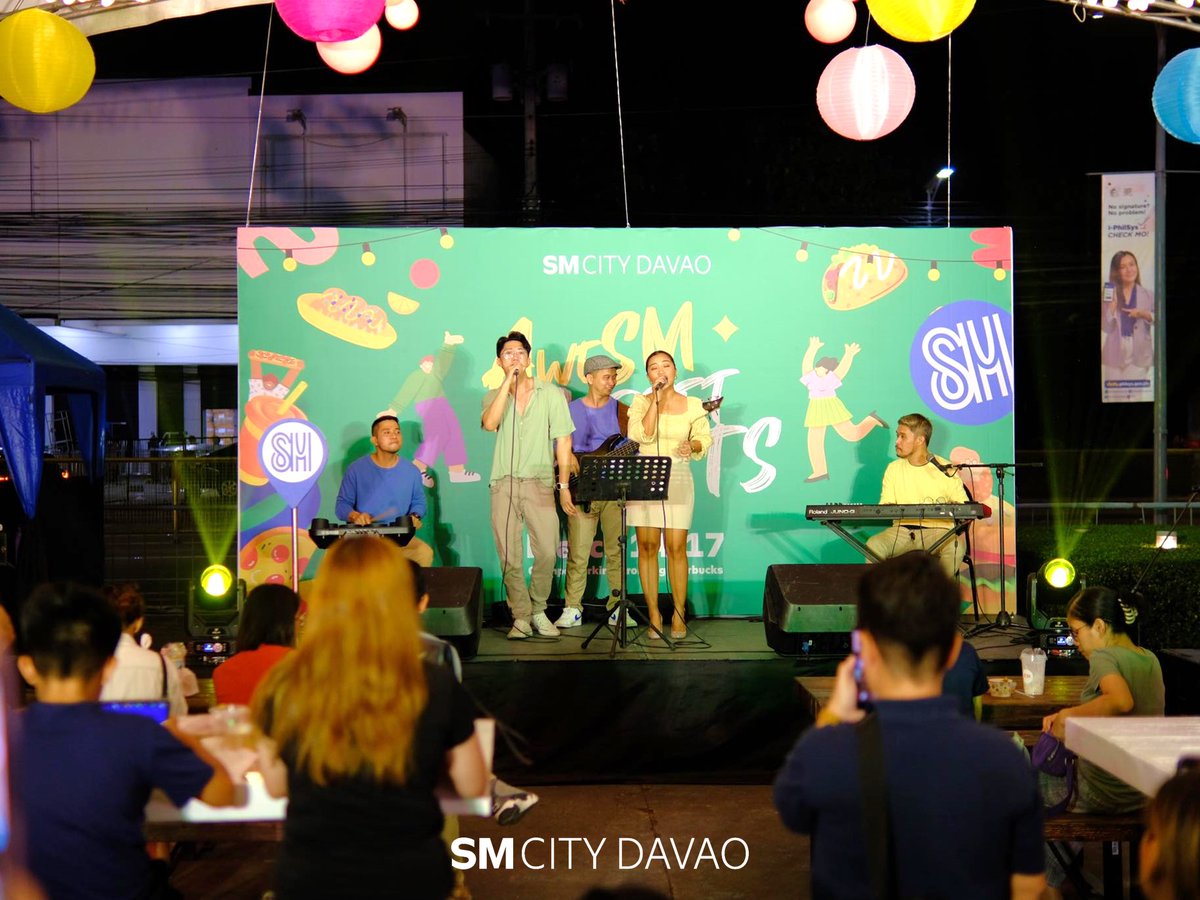 It's an exciting Araw ng Dabaw weekend at SM City Davao's AweSM Street Eats 😋 starting TODAY until March 17 at the Open Parking, fronting Starbucks! Celebrate Davao & join the fun with live entertainment and tasty & flavorful eats from Davao exhibitors! #EverythingsHereatSM