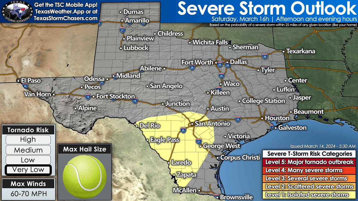 Active weather is expected across Texas over the next several days. Severe thunderstorms are part of that expectation. Today - we'll be watching Texoma, North Texas, and Northeast Texas (Ark-La-Tex). #TexasWeatherRoundup video and weather blog post: texasstormchasers.com/weather/severe… #txwx