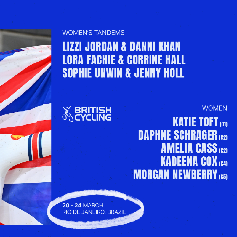 BritishCycling's tweet photo. ICYMI: We're heading out to Rio 🇧🇷 with a star-studded squad for the 2024 UCI Para-track World Championships next week! 

Find out who's joining us ⬇️

@UCI_paracycling | #Rio2024 | #IAmLimitless