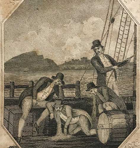 Fergusson's poems were published by Perth-based Morrison & Co in the 1780s as part of 'The Scotish Poets' series, with some memorable illustrations. Here's one reflecting the realism of 'A Saturday Expedition'... You can read more on the edition here: nls.uk/exhibitions/il…