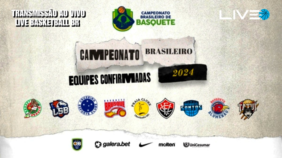 livebsktbr's tweet photo. BRASILEIRO DE BASQUETE AO VIVO NO LIVE 🏀🔥

Você vai assistir grandes jogos com a gente do Campeonato Brasileiro de Basquete!

Já começa na sexta-feira com Praia Clube vs Vitória às 19h e no domingo tem Cruzeiro x Vitória!

De graça e com um show de transmissão pra você! https://t.co/fnwQkSCHzf