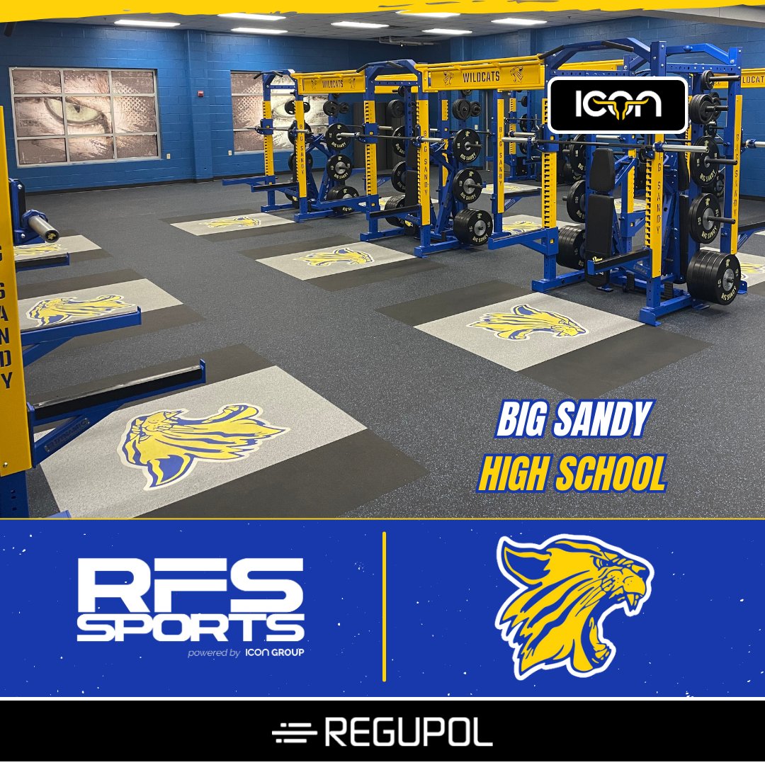 The Big Sandy Wildcats have an extremely resilient surface at a cost-effective price with @RegupolAmerica #AktivPlus flooring 🏋️💪 Looking for sports flooring installation? Find your local sales rep for more info: team-icon.com/#find-a-sales-… #WeBuildICONs #IconicRooms