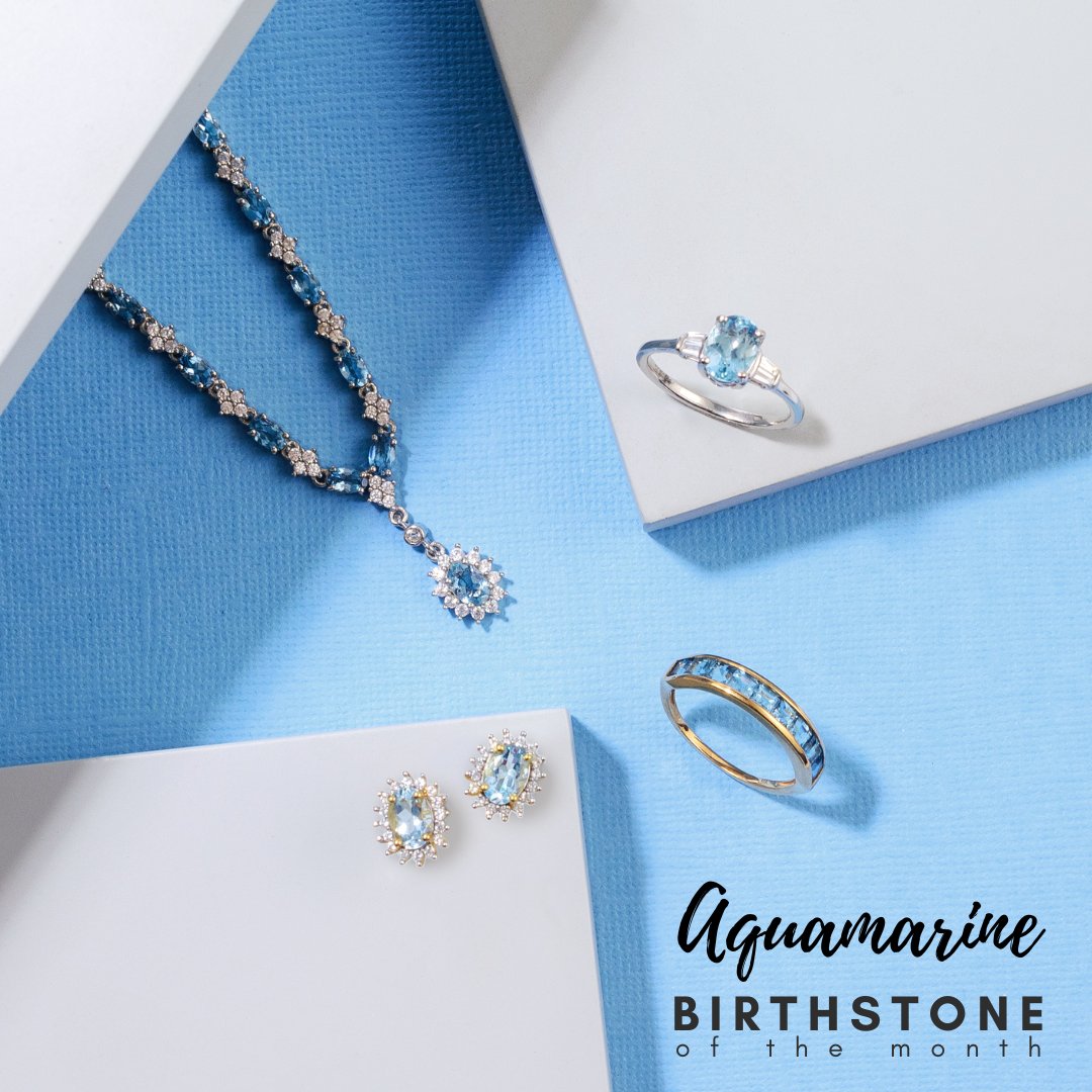 🌊💎💙 We love a little aquamarine! ow.ly/5RP250QT8g7 #AquamarineLove #OceanVibes #GemstoneLover #BirthstoneOfTheMonth