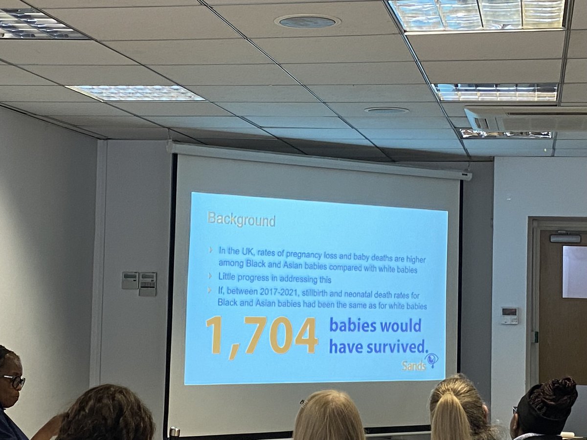 Why is this racial inequality still happening in the UK today? We need to do much more to find out - @SandsUK have started this important work through their Listening Project. @MidwivesRCM