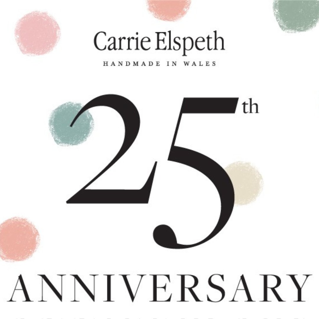 Happy 25th Anniversary to our partner Carrie Elspeth 🎉 Congratulations on 25 years of success 👏