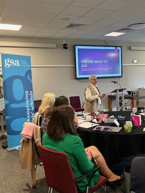 Day 2 at the @GSAUK and @HMC_Org #juniorheadsconference has included networking and problem solving for delegates, Politics and Policy with @JulieR_isc, Matthew Dent and Sarah Cunnane @ISC_schools and Making Connections: Preparing for Challenging Conversations with Helen Lowe🗨️