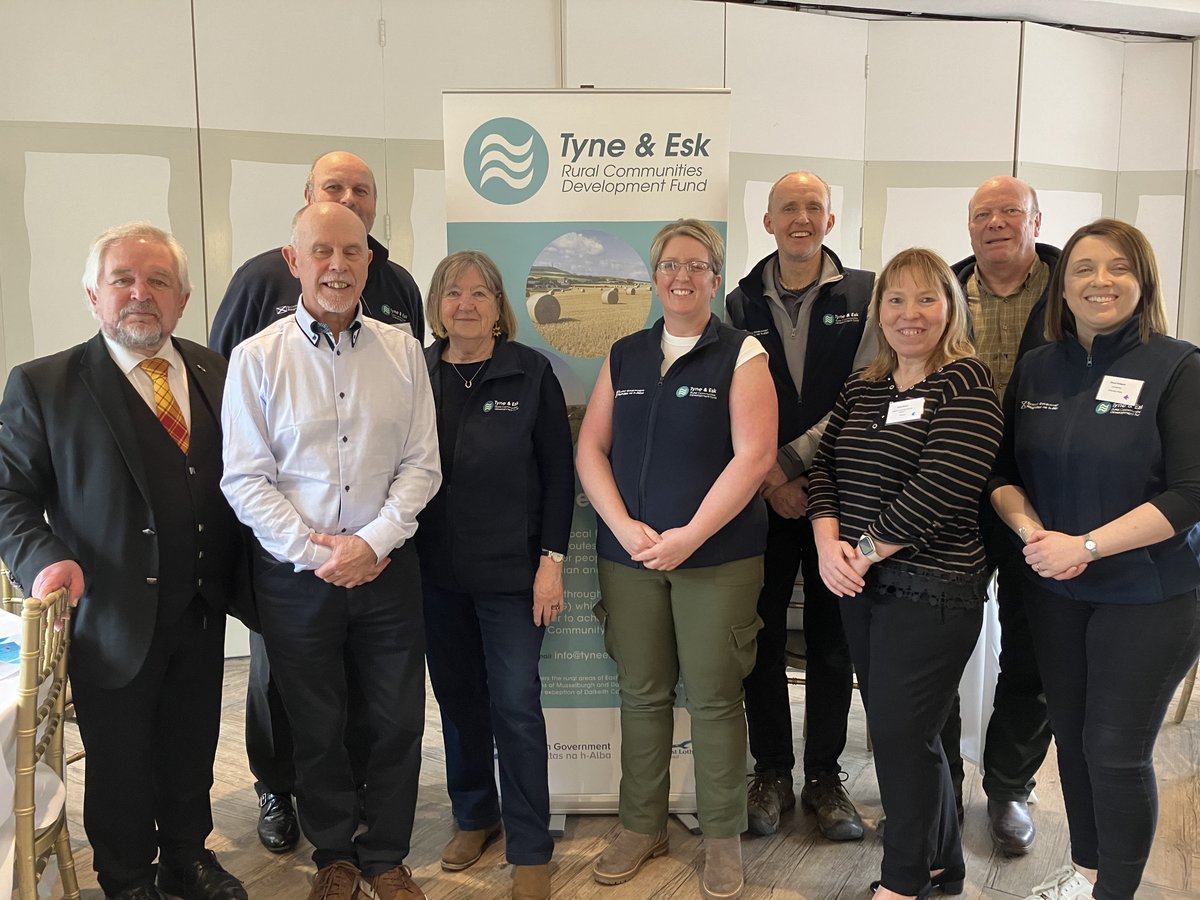 Thank you to all the Tyne &amp; Esk Projects who attend the Meet the LAG and Project Event yesterday. The LAG enjoyed meeting and discussing Projects and the operational factors of the Tyne Esk Clld Fund
#ruralfunding #scottishparliament #communitysupport #volunteering